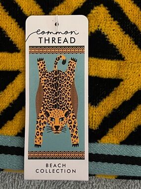 Common Thread Leopard Beach Towel